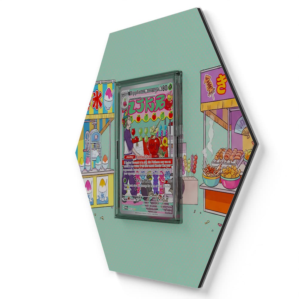170/167 Dipplin - Extended Artwork Pokemon Card Display