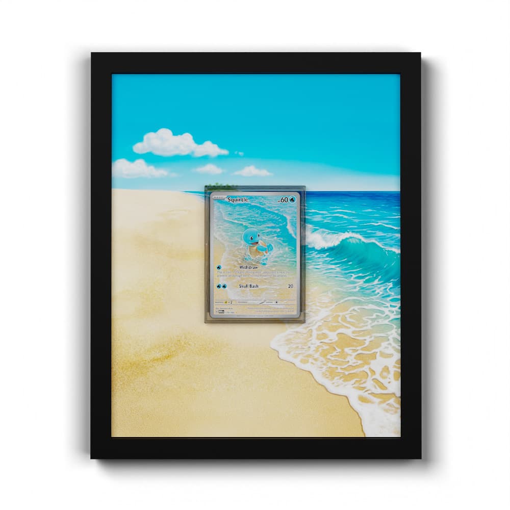 170 Carapuce - Extended Artwork Framed Pokemon Card Display