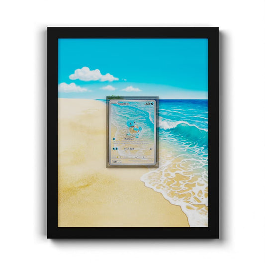 170 Carapuce - Extended Artwork Framed Pokemon Card Display