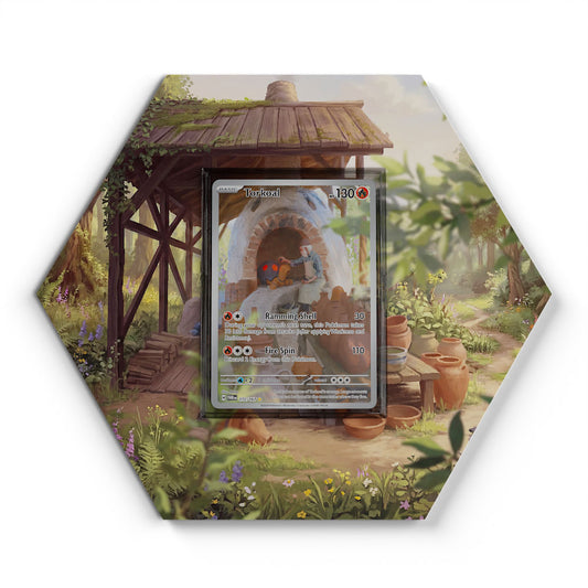 172/167 Chartor - Extended Artwork Pokemon Card Display