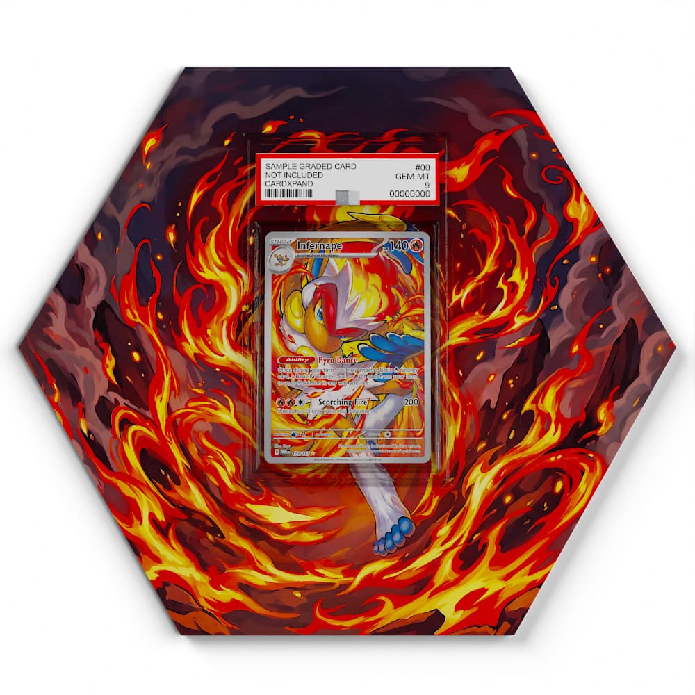 173/167 Simiabraz - Extended Artwork Pokemon Card Display