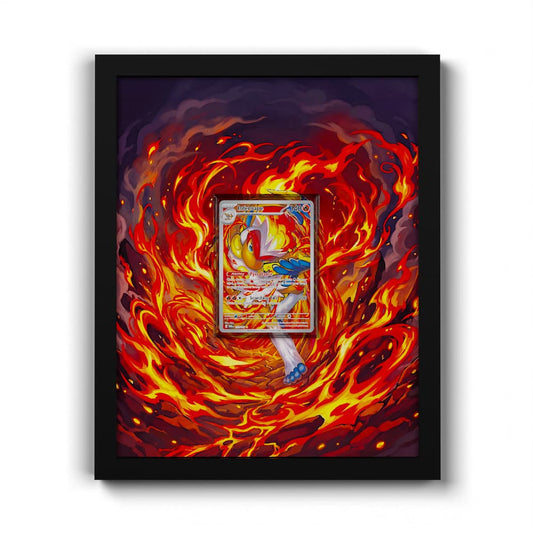 173/167 Simiabraz - Extended Artwork Framed Pokemon Card Display