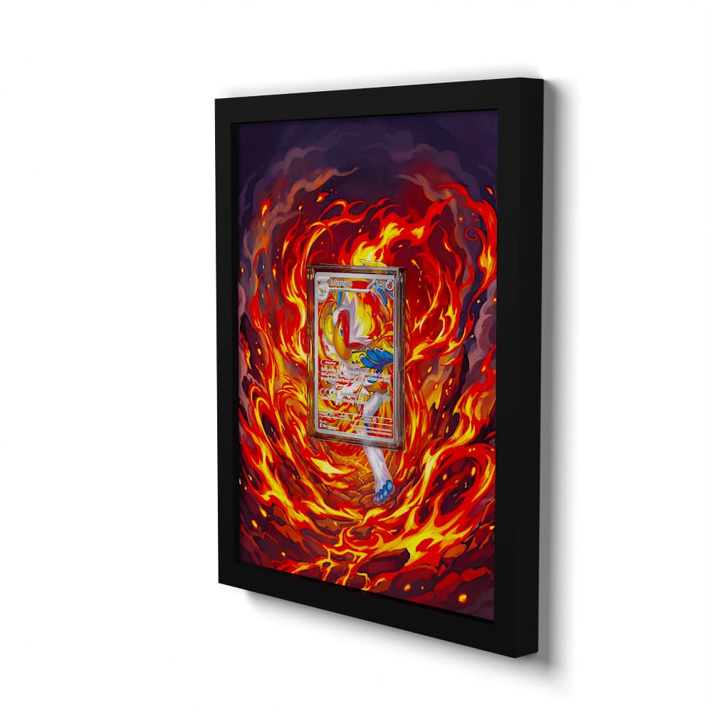 173/167 Simiabraz - Extended Artwork Framed Pokemon Card Display