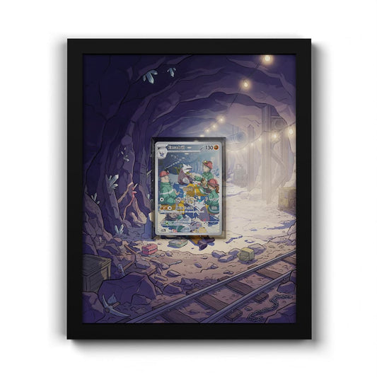 174 Minotaupe - Extended Artwork Framed Pokemon Card Display