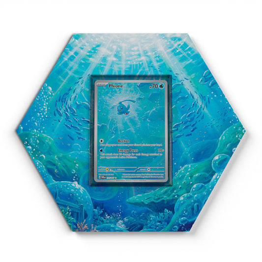 175/167 Phione - Extended Artwork Pokemon Card Display