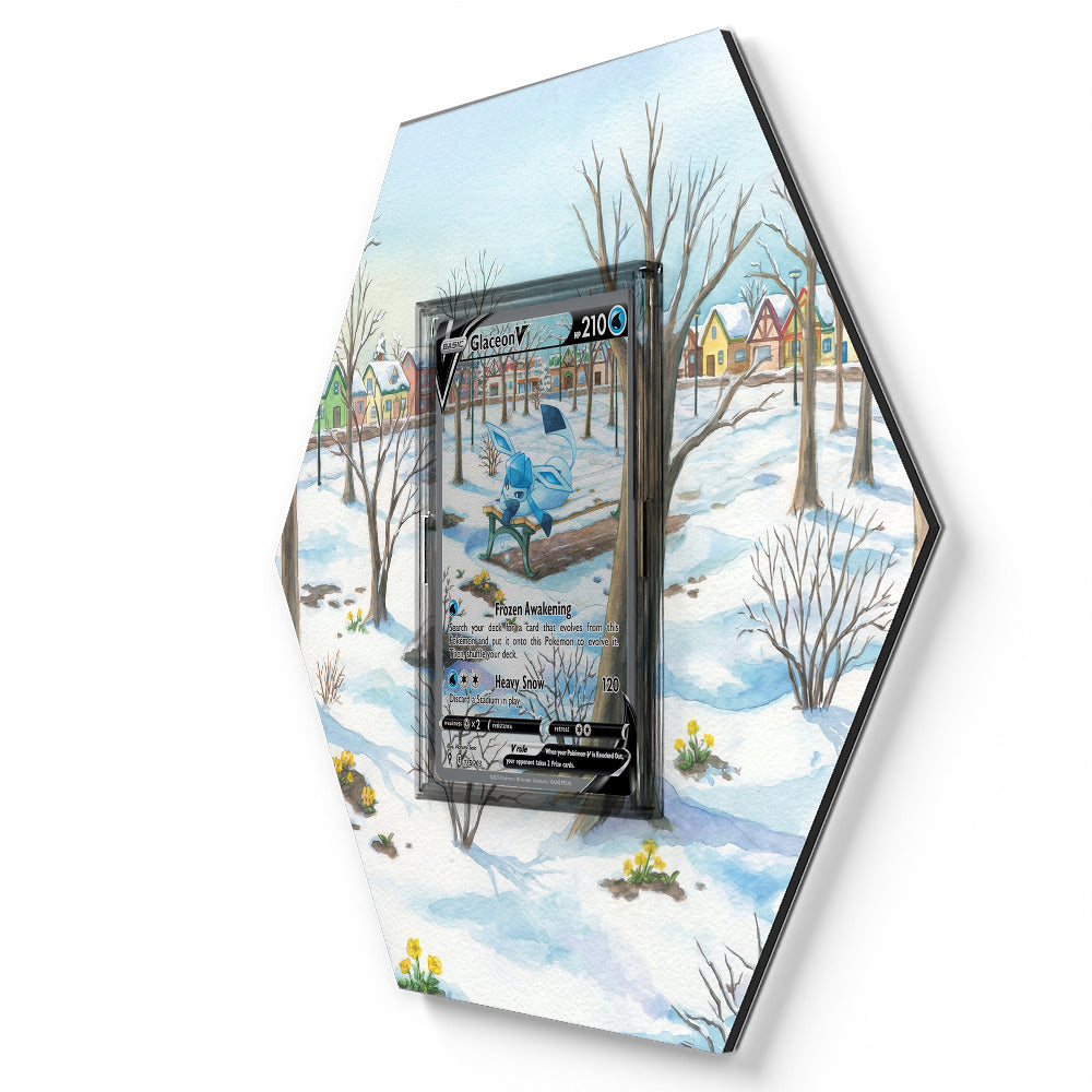 175/203 Glaceon V - Extended Artwork Pokemon Card Display