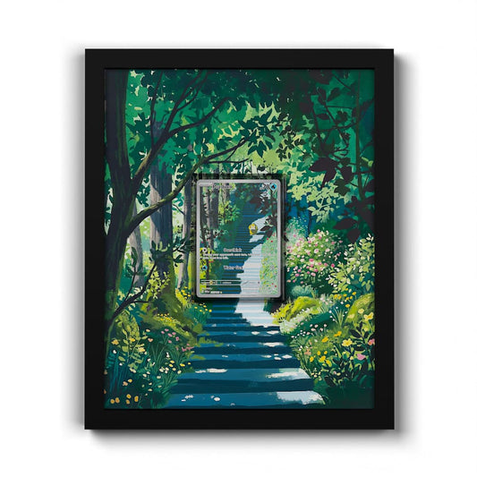 175 Psykokwak - Extended Artwork Framed Pokemon Card Display