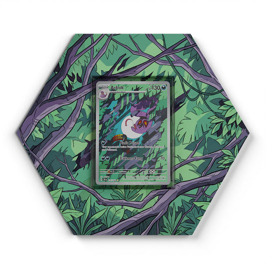 176/162 Arbok - Extended Artwork Pokemon Card Display