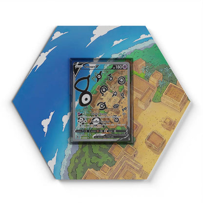 177/195 Unown V - Extended Artwork Pokemon Card Display
