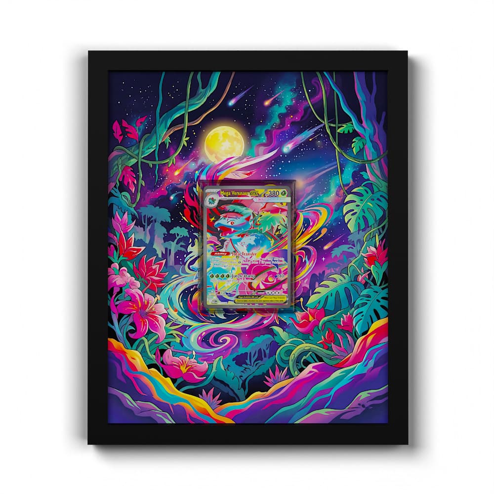 177 Méga-Florizarre EX - Extended Artwork Framed Pokemon Card Display