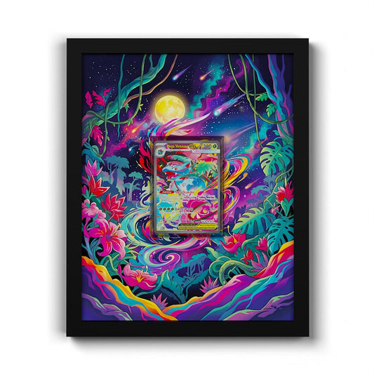 177 Méga-Florizarre EX - Extended Artwork Framed Pokemon Card Display