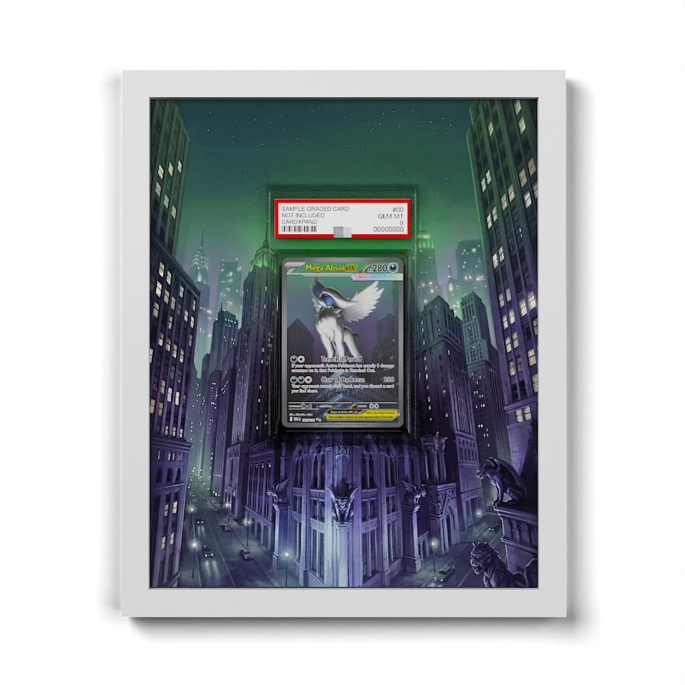 180 Méga-Absol EX - Extended Artwork Framed Pokemon Card Display