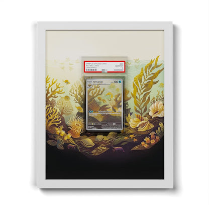 180 Amonita - Extended Artwork Framed Pokemon Card Display