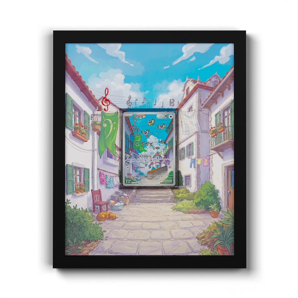 181 Pijako - Extended Artwork Framed Pokemon Card Display