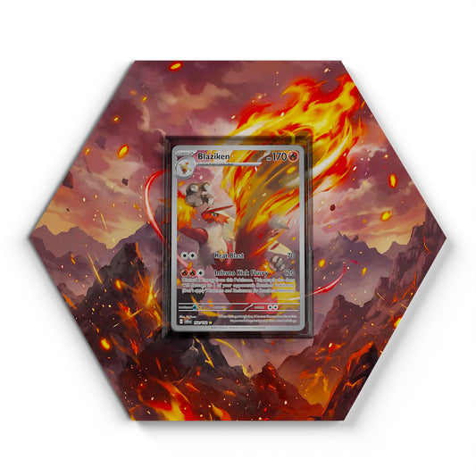 192/182 Braségali - Extended Artwork Pokemon Card Display