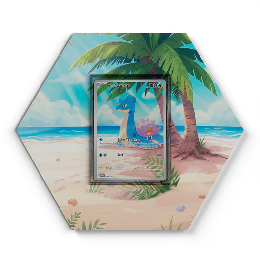 194/182 Lokhlass d’Ondine - Extended Artwork Pokemon Card Display