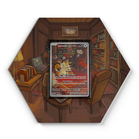 203/182 Miaouss de la Team Rocket - Extended Artwork Pokemon Card Display