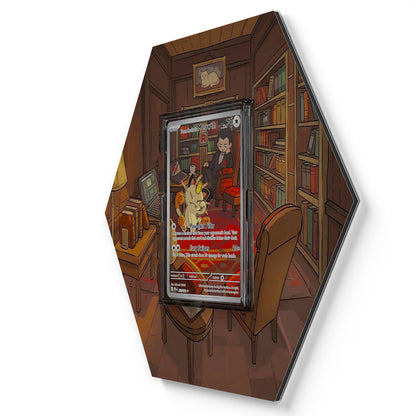 203/182 Miaouss de la Team Rocket - Extended Artwork Pokemon Card Display