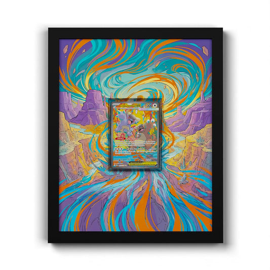 182 Méga-Kangourex EX - Extended Artwork Framed Pokemon Card Display