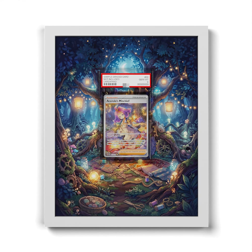 183 Espièglerie de Margie - Extended Artwork Framed Pokemon Card Display