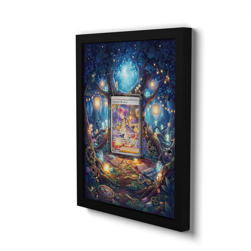 183 Espièglerie de Margie - Extended Artwork Framed Pokemon Card Display