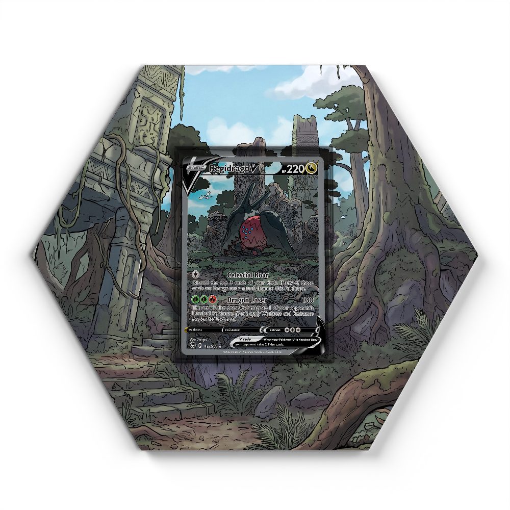 105 Crapustule - Extended Artwork Pokemon Card Display