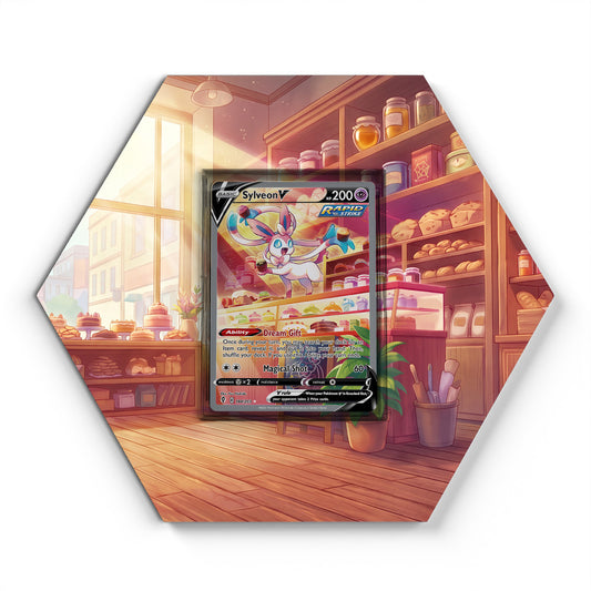 184/203 Sylveon V - Extended Artwork Pokemon Card Display