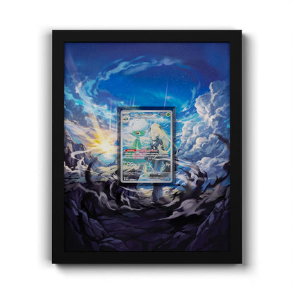 184/182 Roserade de Cynthia - Extended Artwork Framed Pokemon Card Display