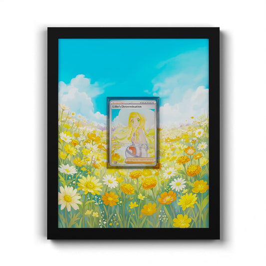 184 Détermination de Lilie - Extended Artwork Framed Pokemon Card Display