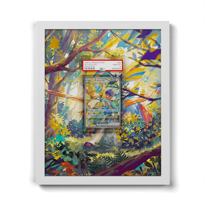 186 Zacian de Nabil EX - Extended Artwork Framed Pokemon Card Display