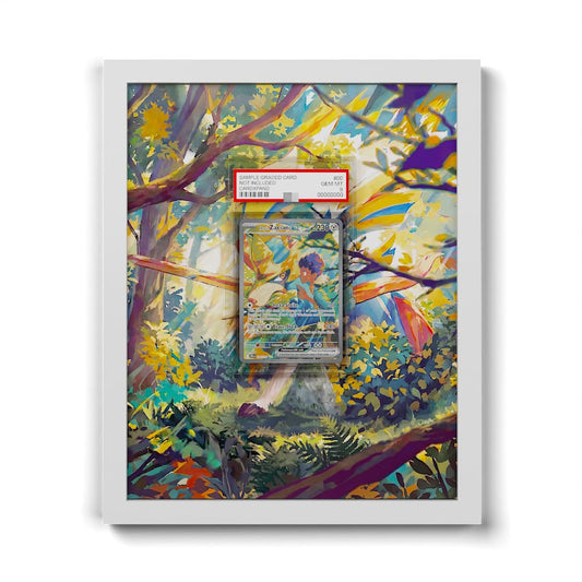 186 Zacian de Nabil EX - Extended Artwork Framed Pokemon Card Display