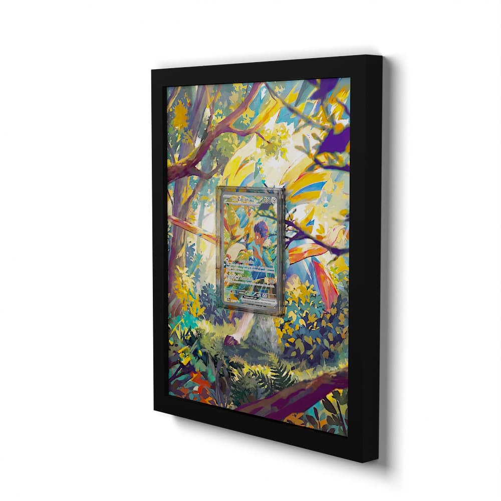 186 Zacian de Nabil EX - Extended Artwork Framed Pokemon Card Display