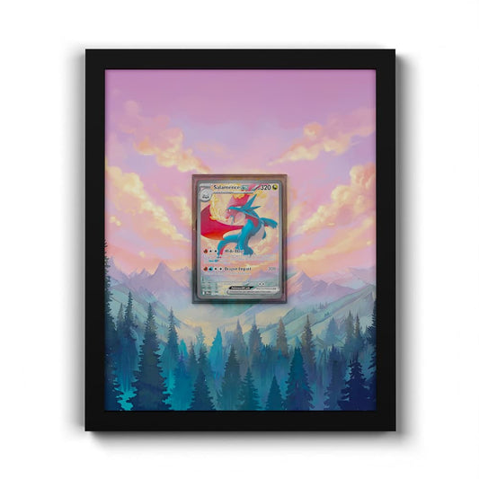 187 Drattak EX - Extended Artwork Framed Pokemon Card Display