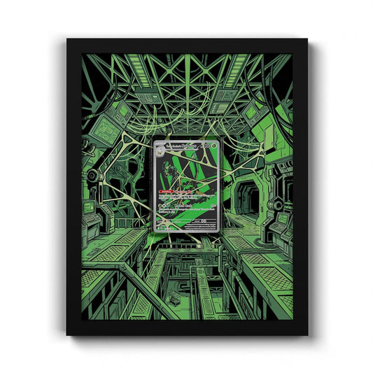 187 Filentrappe de la Team Rocket - Extended Artwork Framed Pokemon Card Display