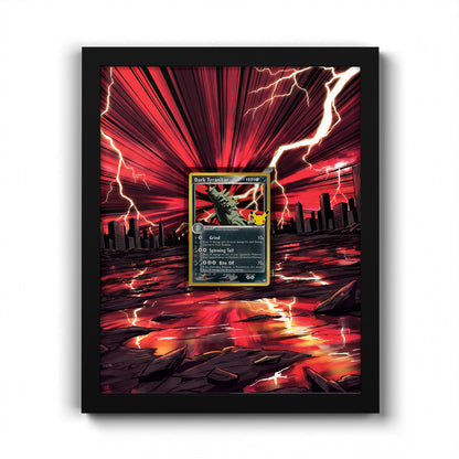 19/109 Dark Tyranitar - Extended Artwork Pokemon Card Frame