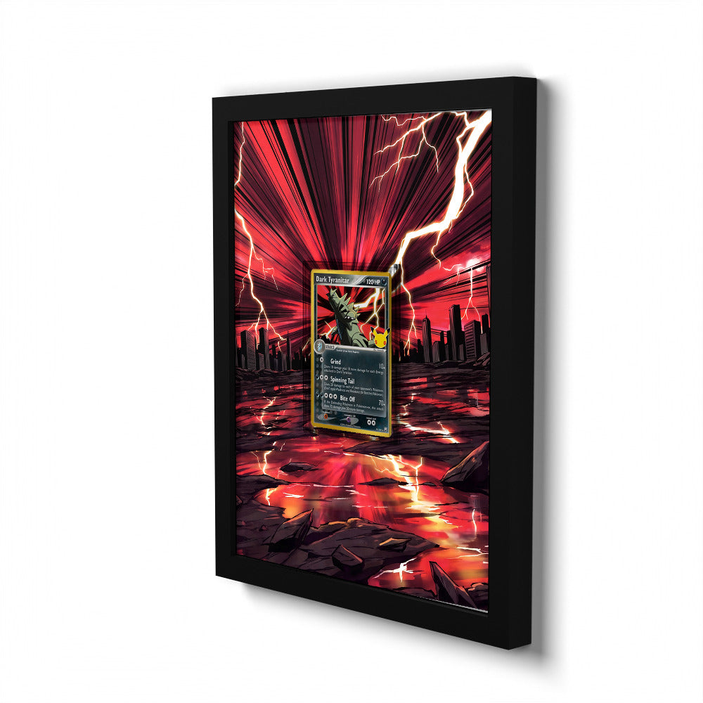 19/109 Dark Tyranitar - Extended Artwork Pokemon Card Frame