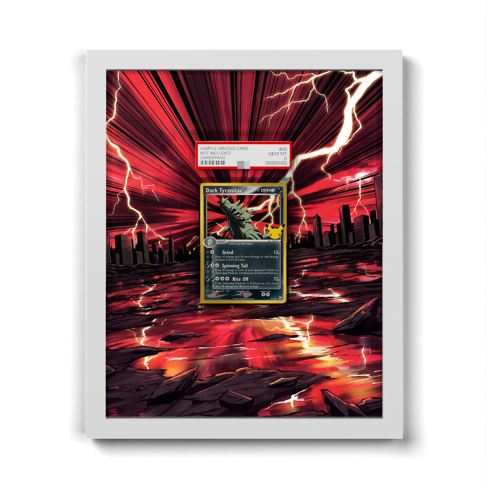 19/109 Dark Tyranitar - Extended Artwork Pokemon Card Frame