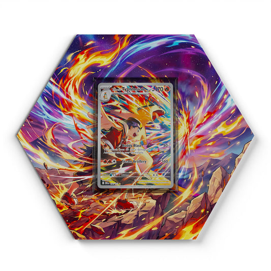 190/182 Typhlosion de Luth - Extended Artwork Pokemon Card Display