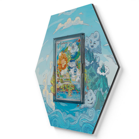 195/191 Morphéo Forme Solaire - Extended Artwork Pokemon Card Display