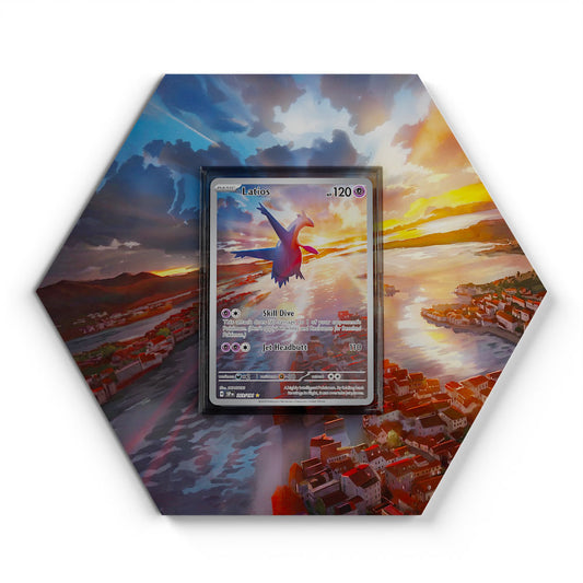 203/191 Latios - Extended Artwork Pokemon Card Display