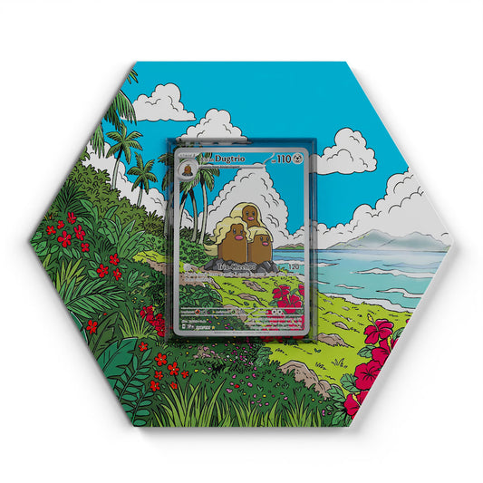 208/191 Triopikeur d'Alola - Extended Artwork Pokemon Card Display
