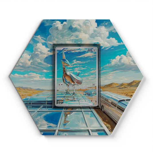 209/191 Airmure - Extended Artwork Pokemon Card Display