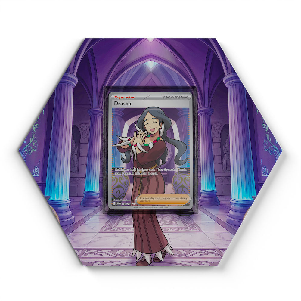231/191 Drasna - Extended Artwork Pokemon Card Display