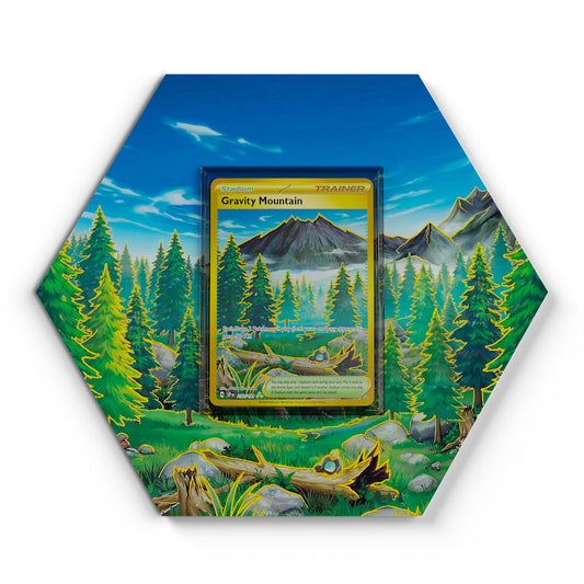 250/191 Montagne Gravité - Extended Artwork Pokemon Card Display