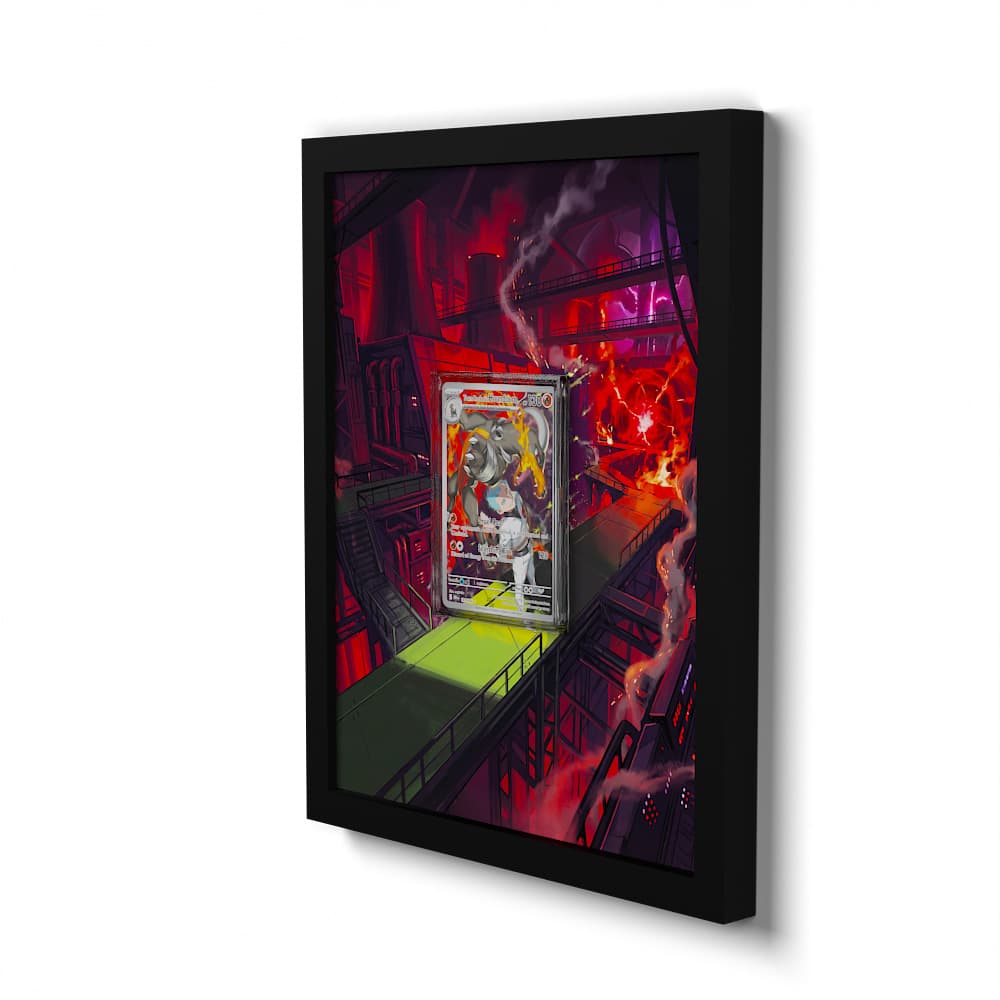 191/182 Démolosse de la Team Rocket - Extended Artwork Framed Pokemon Card Display