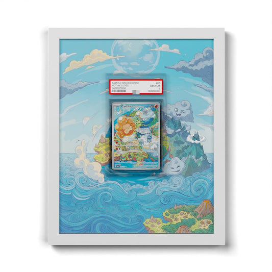 195 Morphéo Forme Solaire - Extended Artwork Framed Pokemon Card Display