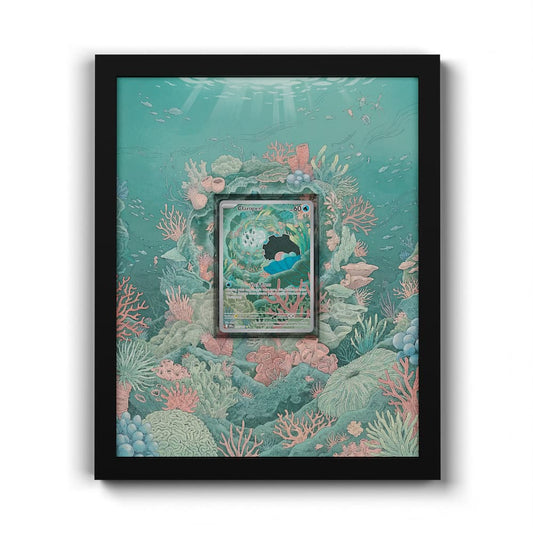 195 Coquiperl - Extended Artwork Framed Pokemon Card Display