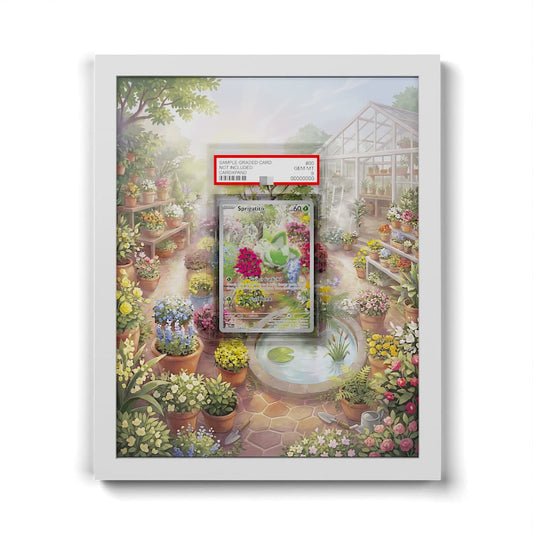 196/193 Poussacha - Extended Artwork Framed Pokemon Card Display