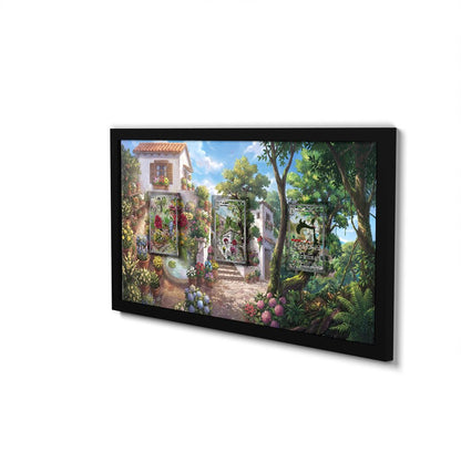 181 Caninos & 220 Lithia - Extended Artwork Framed Pokemon Card Display