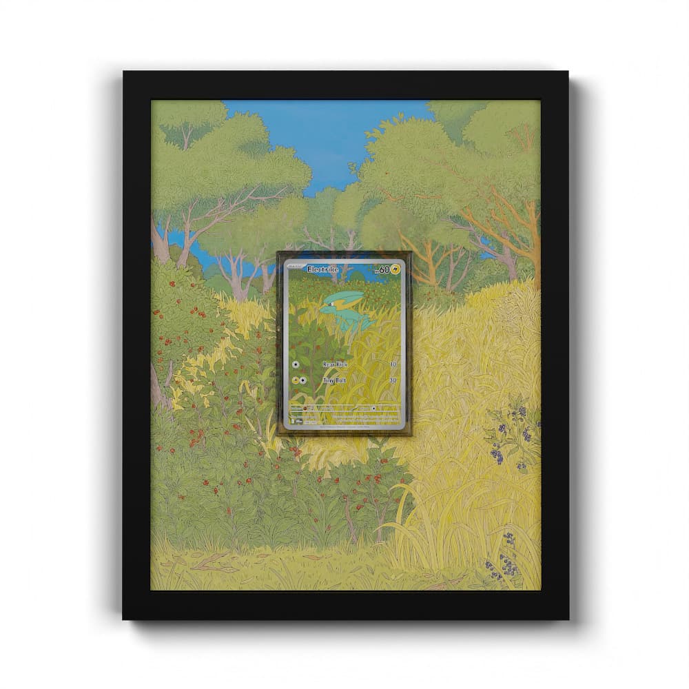 196 Dynavolt - Extended Artwork Framed Pokemon Card Display
